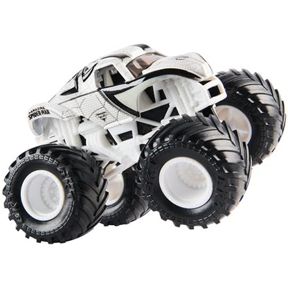 Monster Jam, Marvel Official Spider Man Monster Truck, Die-Cast Vehicle, 1:64 Scale, Super Hero Kids Toys for Boys Ages 3 and up - color: Spider Man