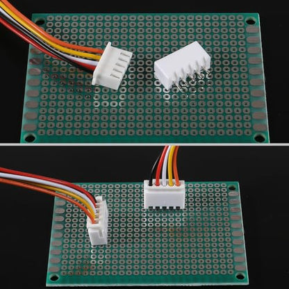 40Pairs JST-XH Connector Kit, XH 2.54mm 2/3/4/5 Pin Header Male and Female Connectors Plug Adapter with Flat Wire Cable 200mm 26AWG Compatible with JST XH (2/3/4/5P/Set) - color: 2/3/4/5P/Set