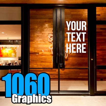 Custom Vinyl Lettering (2.2 inch Tall) - size: 2.2 inch Tall