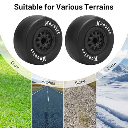 1/10 RC Short Course Racing Car Tires, daitoku 12mm Hex RC Truck Wheels and Tires for TRAXXAS Slash 4X4 2WD Redcat Rc4wd Axia ARRMA SENTON 3S Losi