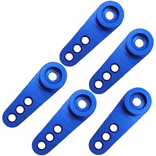 5PCS Metal 25T Servo Arms 25 Teeth Servo Horn Steering Arm Compatible with Savox Power HD HSP Servos Motor Wltoys Himoto Redcat 1/8 1/10 RC Car