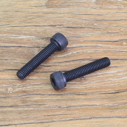 55 Pieces M5 x 25mm Socket Head Cap Screws, Thread Pitch 0.8mm, Sutemribor M5 Black Screws, 12.9 Grade Alloy Steel, Black Oxide Finish, Fully Threaded - size: M5 x 25mm, style: Socket Head