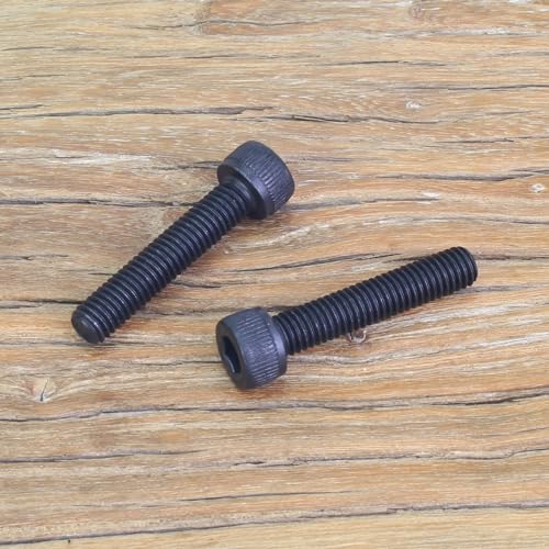55 Pieces M5 x 25mm Socket Head Cap Screws, Thread Pitch 0.8mm, Sutemribor M5 Black Screws, 12.9 Grade Alloy Steel, Black Oxide Finish, Fully Threaded - size: M5 x 25mm, style: Socket Head