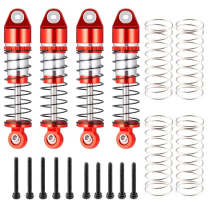 RCLIONS RC Car Shocks 36mm Oil Shock Absorber for AXIAL SCX24 1/24th RC Crawler Car Upgrade Parts - size: 36mm