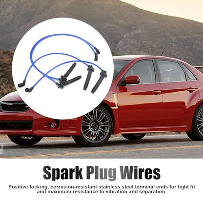 4Pcs 55004 RC-FX101 Spark Plug Ignition Wires Set Compatible with Subaru Impreza 2005-2011, Replaces 55004 FX101 175-6219