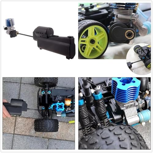 RC Electric Power Starter 70111A 11003 Handheld Start Drill Holder Plate Igniter Nitro Engine Tools Kit for 1/10 1/8 Buggy Truck Car HSP Accessories Vertex 16 18 21 Cxp Roto Without Battery