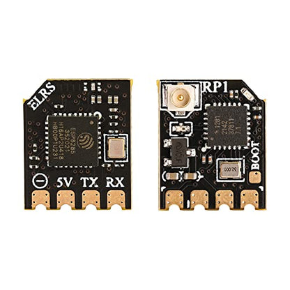 RM RP1 ELRS FPV Receiver - 2.4ghz ExpressLRS Nano Receiver Drone RX Module with 65mm UFL T Antenna for FPV Drone Tiny Whoop Fixed-Wing RC Plane by Speedybee