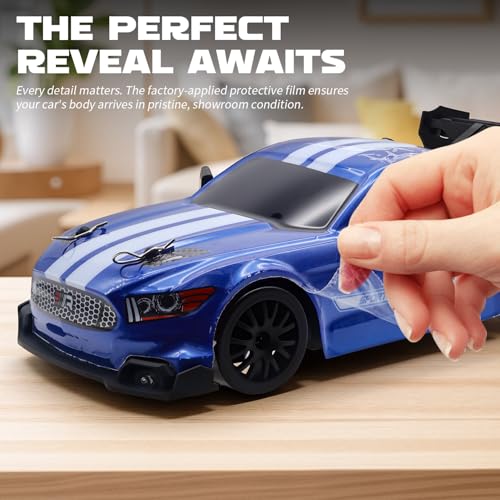 RC Drift Car, 1:24 Scale Remote Control Vehicle for Kids,2.4GHz 20KM/H 4WD High Speed RC Cars with LED Light, Two Batteries & Drifting Tires Racing Sport Toy Cars for Adults Boys Girls Kids 8602WH - style: 8602-White