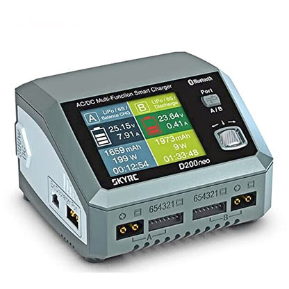 Sky RC D200neo Dual Charger 800w Lipo Battery Balance Charger BD350 Discharger AC/DC Multi-Function Smart Charger