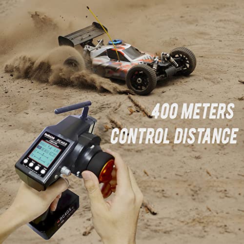 GoolRC RC4GS V2 RC Transmitter 4 Channels and Receiver R6FG with Gyro 400M Remote Controller for Car Boat Truck Transmitter for RC Boat
