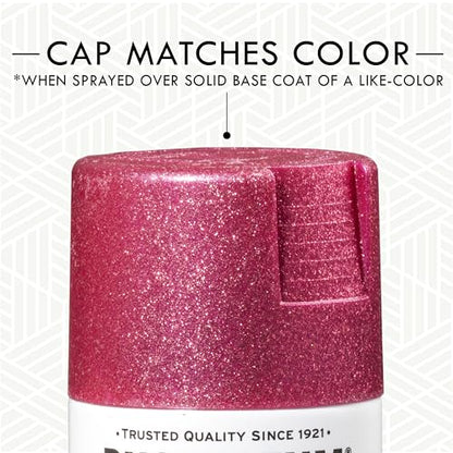 Rust-Oleum 301818 Specialty Glitter Spray Paint, 10.25 oz, Bright Pink - color: Bright Pink, size: 10.25 Ounce (Pack of 1)