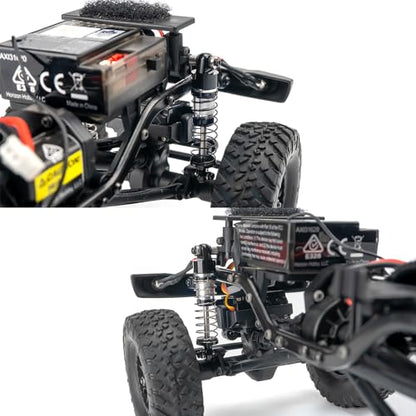 1/24th Aluminum RC Car Shocks 33mm Extended Absorber Damper for All AXIAL SCX24 AXI90081 Deadbolt C10 JLU Gladiator Bronco - size: 33mm