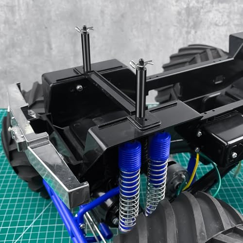 4pcs Aluminum Alloy Body Post Mounts for Tamiya Clod Buster 4×4×4 | 1/10 RC Car Upgrade Front Rear Shell Column