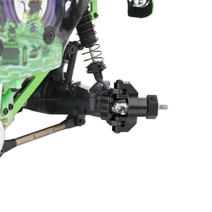 KYX Racing Aluminum Spindle Carrier Set Black Upgrades Parts Accessories for 1/18 RC Car LOSI Mini LMT 4X4 Monster Truck