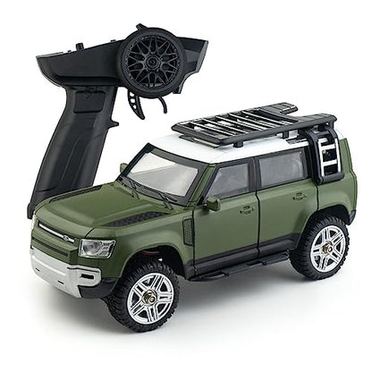 SG-2402 RC Car, 1/24 4WD Off Road All Terrain Remote Control Car with Led Light, 2.4Ghz Climbing 4x4 RC Rock Crawler, Hobby Grade Toys for Adults - Green - color: Green, size: SG-2402