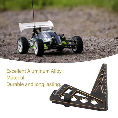 RC Car Inclined Ruler Ride, Height Camber Multi Angle Measuring Tool Vehicle Scale Accessories for RC Car Crawler