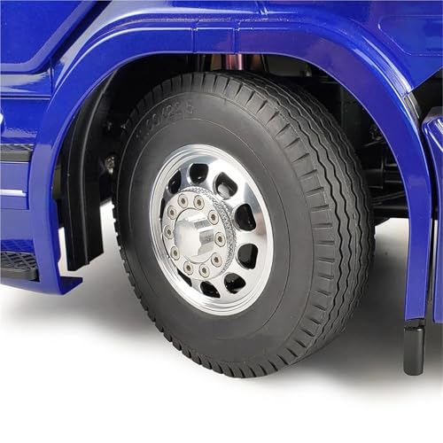 RC Car Toys Parts for Tamiya 1/14 Aluminum Alloy Front Rear Wheels Rims Hubs Set 6x6 8x8 RC Tractor Truck Trailer Car Accessories(6x6) - size: 6x6