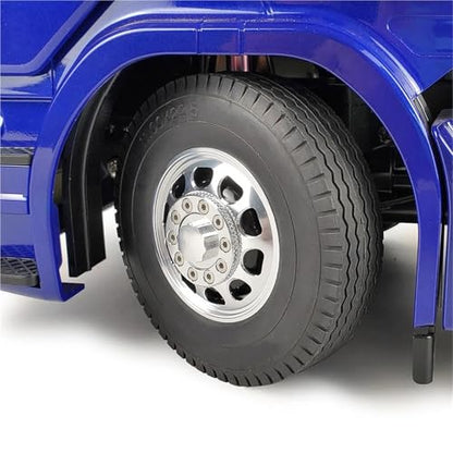 RC Car Toys Parts for Tamiya 1/14 Aluminum Alloy Front Rear Wheels Rims Hubs Set 6x6 8x8 RC Tractor Truck Trailer Car Accessories(6x6) - size: 6x6
