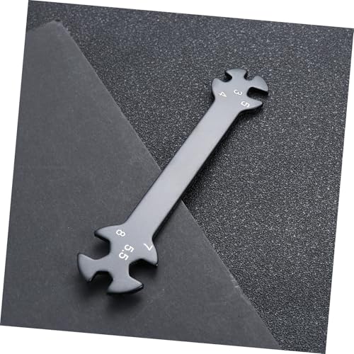 OSALADI 6-in-1 RC Wrench Tool for Turnbuckles Black Adjustable Rod Wrench Multifunctional RC Car Repair Tool Precision Features