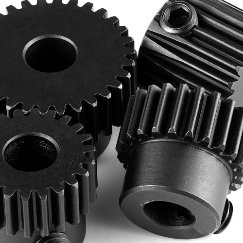 Steel 48P Motor Gear 5mm Bore 43T for 1/10 1/8 1/6 1/5 RC Buggy | Monster Truck Drift Car Off-Road Crawler Part Pinion Gears - size: 43T