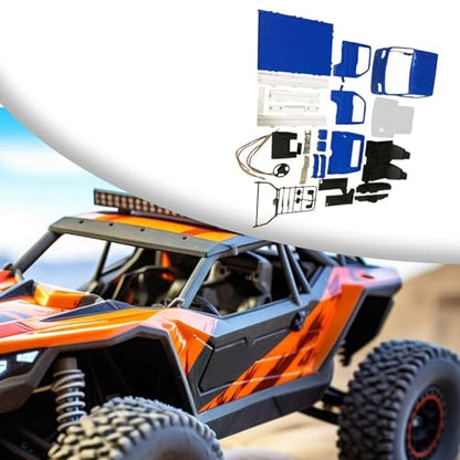 Kowaku RC Body Shell Replacement - DIY Easy to Install Spare Parts for WPL D12 WL01 Ld1297 1:16 RC Crawler, Blue