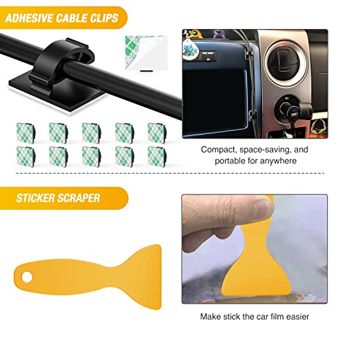 GOOACC 88Pcs Auto Trim Removal Tool and Push Pin Retainer Clip Set | Fastener Terminal Remover Tool Adhesive Cable Clips Pry Kit Car Panel Radio Removal Auto Clip Pliers - color: 88Pcs Clips Removal Kit Blue