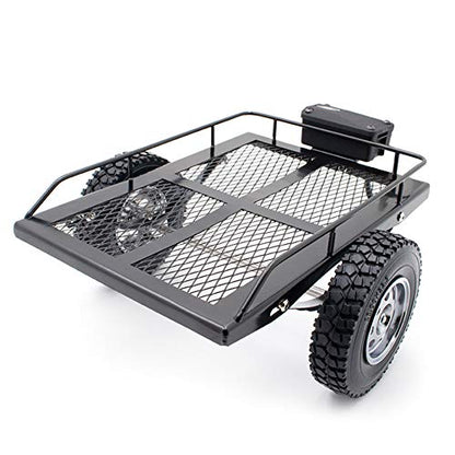 KYX Racing Trailer for 1/10 RC Crawler Trucks and Rock Cars like SCX10/II/III/TRX4/D90