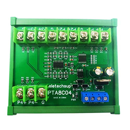 4ch DC 12V 24V -40~500 Celsius PT100 RTD RS485 Temperature Sensor Module Modbus RTU Platinum Thermal Resistance Collector (1PCS A 12V with Rail Box) - color: 1PCS A 12V with Rail Box