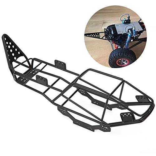 RC Roll Cage Chassis | Heavy-Duty Metal Full Tube Frame Body Chassis for Axial SCX10 1/10 Scale RC Crawler Truck Upgrade Part, with Rigid Stability