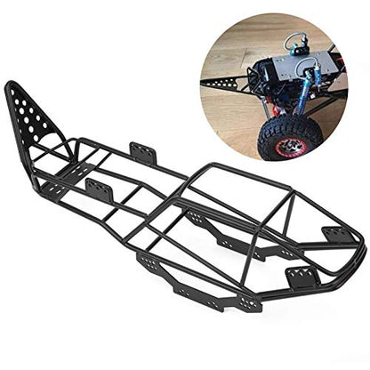 RC Roll Cage Chassis | Heavy-Duty Metal Full Tube Frame Body Chassis for Axial SCX10 1/10 Scale RC Crawler Truck Upgrade Part, with Rigid Stability