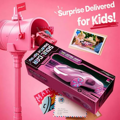 AEROQUEST Pink Hand Controlled RC Cars for Girls | Remote Control Stunt Drift USB-C Charging Light Spray Sound Gesture Sensing Spotrs Birthday Holiday Gifts 2.4GHz 4WD - color: Pink