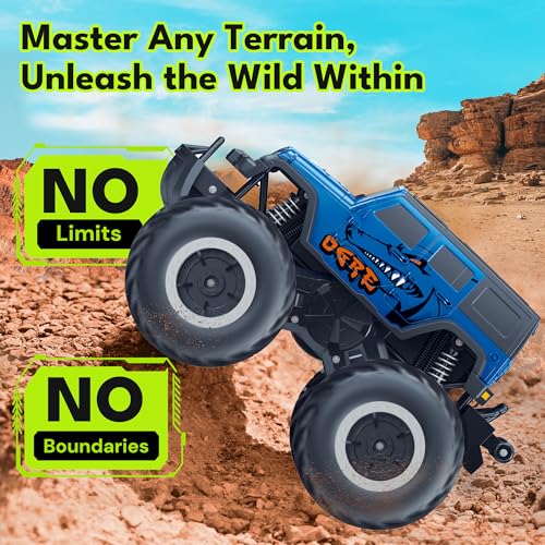 Threeking 1:16 Amphibious SUV Monster Truck All Terrain RC Car Crawler Toys | Waterproof Durable 4WD Off-Road Remote Control Cars Unique Toy Gifts for Boys Girls Ages 6-12 - color: Suv