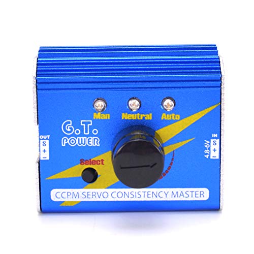 YoungRC Servo Tetser Multi 3CH Digital Servo Tester ECS Consistency Speed Controler Checker RC Aluminum Shell Servo Tester for RC Helicopter Car Boat