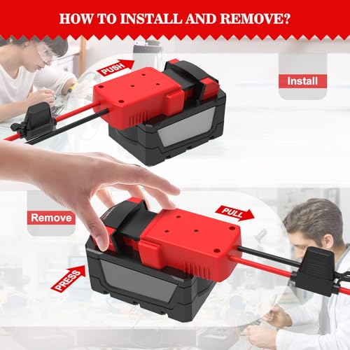 2 Pack Milwaukee M18 18V Battery Adapter Kit with Fuses, 12AWG Wiring Converter Kit for Power Wheels, DIY RC Cars & Robotics - Convert 18V Tool Battery to Kids Ride-On Toys Truck - size: 2 Pack
