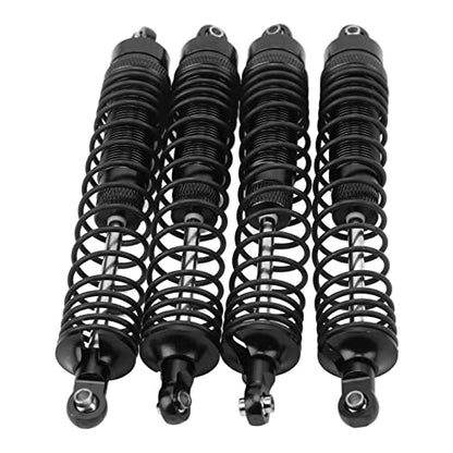 RiToEasysports Aluminum Alloy RC Shock Absorber Set for LOSI 1/8 LMT Axle RC Cars, 5.3 Inch Length, 4 Pieces
