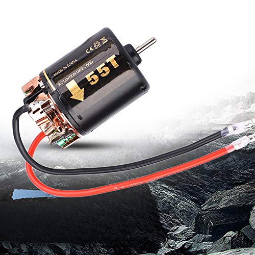 RC Motor, 35T 45T 55T Universal RC Model Car 540 Brushless Motor for Big Trucks Climbing Car Model Motor Replacement Accessory (55T)