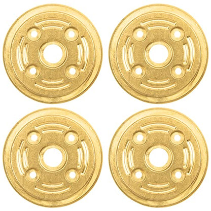 4Pcs ShareGoo Brass Front Rear Axle Weights Counterweight Compatible with FMS 1/24 FCX24 RC Car Upgrade Parts