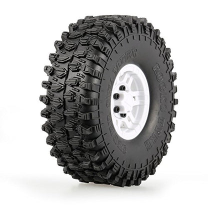 Goolsky 4Pcs AUSTAR AX-5020C 1.9 Inch 120mm Tires with Hub for 1/10 Traxxas Redcat SCX10 AXIAL RC4WD TF2 Rock Crawler