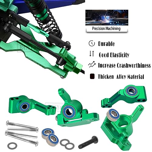 Upgrades for 1/10 Slash 2WD(VXL),RC Shocks,Suspension Arm,Caster Block,Steering Blocks,Stub Axle Carriers,Steering Bellcranks,Shock Tower,Camber Links,Drive Shaft,Hex Hub Adapters,Green - color: Green - Upgrades