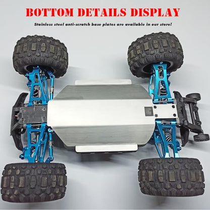 Aluminum Accessories for Hyper Go RC Car Parts, 1/16 Scale Metal H16BM Upgrades, Blue Replacement Parts kit for H16BM H16GT H16DR H16 MJX 16207 16208 16209 16210 Jetwood RC Car - color: Blue
