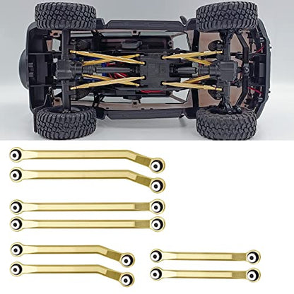 RCLIONS Higher Extra Clearance Links Set Linkage for TRX4M Upgrades 1/18th RC Crawler Car Parts Heavy Weight 62g