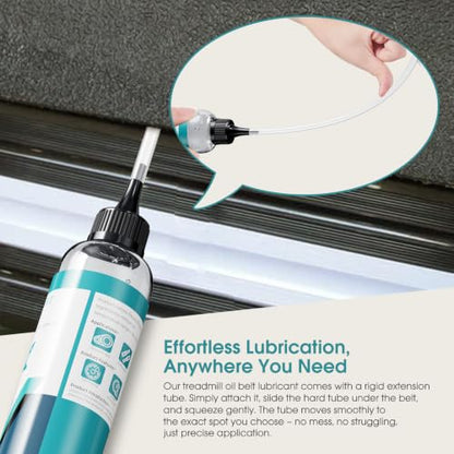 Treadmill Belt Lubricant, 100% Silicone Treadmill Lube High-Temperature Resistant Stable Lubricant, with Application Tubes and Precision Screw Caps 500cs, 4.2 Ounce - color: 4.2 Ounce - 500cs