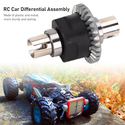 RC Car Differential Assembly, Durable Metal Diff Gear Set Replacement for Hobbyists, Racing Enthusiasts, and RC Vehicle Repair Scenarios