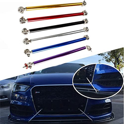 2PCS Front Bumper Lip Splitter Strut Rod Tie Bars Support Rod Adjustable Compatible with Most Vehicles 3''-8'' (Gold, 10CM/3.9 inch) - size: 10CM/3.9 inch, style: Gold