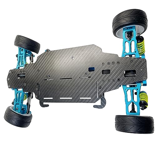 X416 RC DIY 1/10 Alloy and Carbon D4 AWD EP Drift Racing Car Body Frame Kit Electric Touring Car Chassis Frame