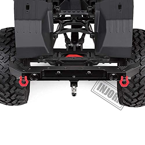 INJORA Front and Rear Bumper Set for 1/10 RC Crawler TRX4 Axial SCX10 90046 & SCX10 III AXI03007 AXI03003
