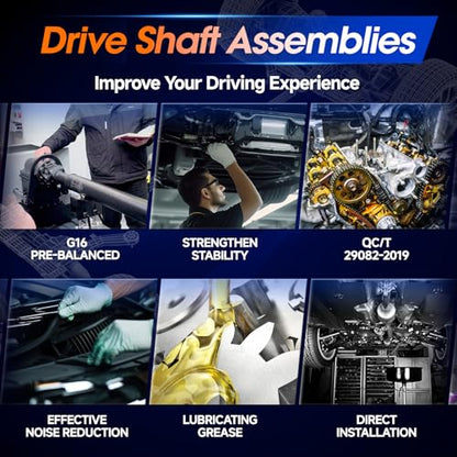938-791 Front Drive Shaft Prop Shaft Driveshaft Assembly Fit for Toyota 4Runner 2003-2009 | Lexus GX460 2010-2021 | GX470 2003-2009 V8 4.6L 4.7L, OE 3714060480 - size: Fit 2003-2009 4Runner V8 4.7L(4WD)