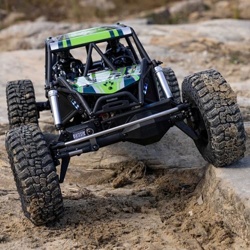 Axial AXP8 Gilamon 1/8 RC Crawler 2.2 4X4 RTR Trail Buggy, Green | Brushed, AXI-1207T1, Battery and Charger Not Included - color: Green