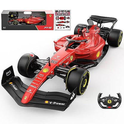 Voltz Toys Authentic Licensed 1:12 Ferrari F1 75 Remote Control Car - F1 Collection RC car Series for Kids and Adults - 2.4GHz RC Car for Gift (1:12 Ferrari F1 75) - color: 1:12 Ferrari F1 75