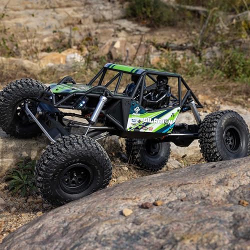 Axial AXP8 Gilamon 1/8 RC Crawler 2.2 4X4 RTR Trail Buggy, Green | Brushed, AXI-1207T1, Battery and Charger Not Included - color: Green